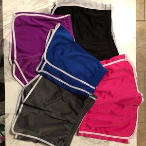 5 pair of Justice wind shorts